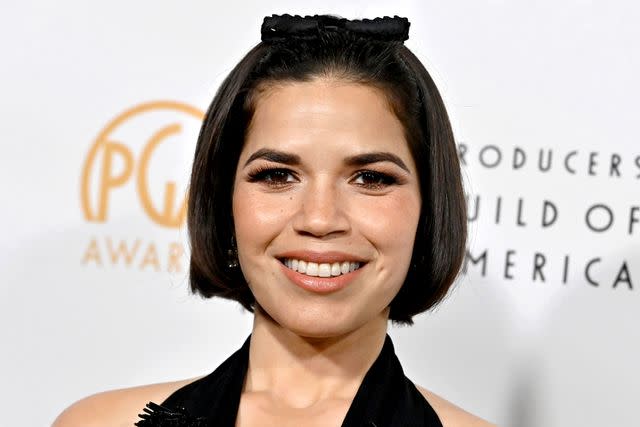 <p>Axelle/Bauer-Griffin/FilmMagic</p> America Ferrera Producers Guild Awards