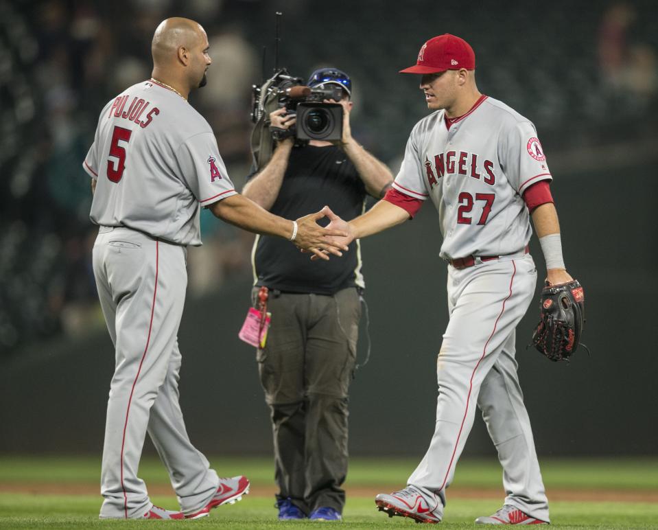 Suddenly the Angels are back in the AL wild card race. (Getty Images)