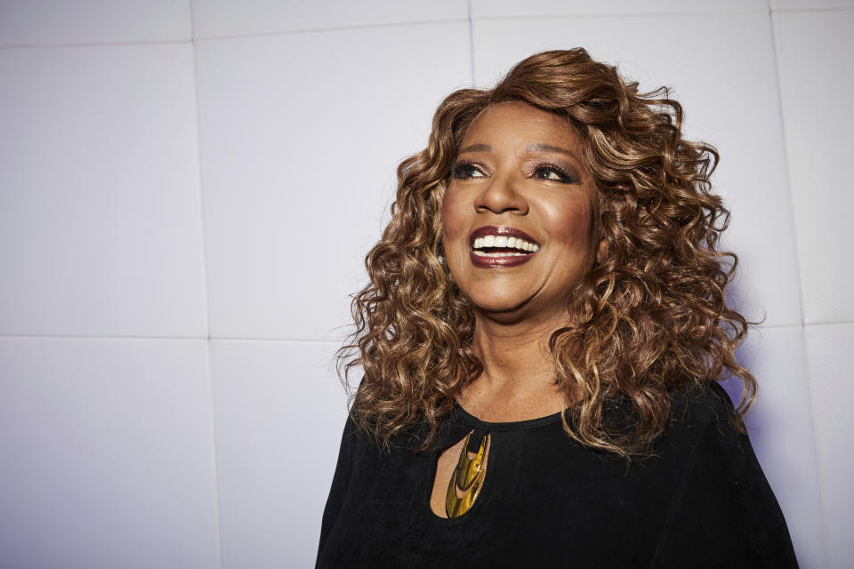 FILE - This Dec. 18, 2019 file photo shows singer Gloria Gaynor posing for a portrait in New York. Christian artists Zach Williams and for King & Country are the leading artist nominees at the 2020 Dove Awards, while rapper Kanye West and singer Gloria Gaynor earned their first ever nominations.(Photo by Matt Licari/Invision/AP, File)