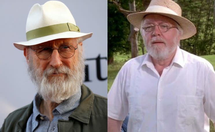 Connected... James Cromwell's Jurassic World 2 character is John Hammond's former partner - Credit: Reuters/Amblin