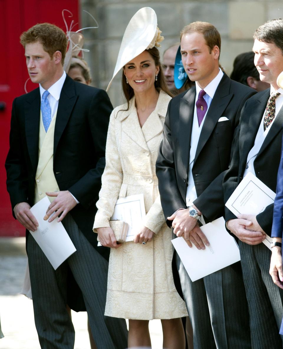 Guests included Zara's cousins like Prince Harry and Prince Wililam (plus Kate Middleton, whose wedding took place earlier that year!).