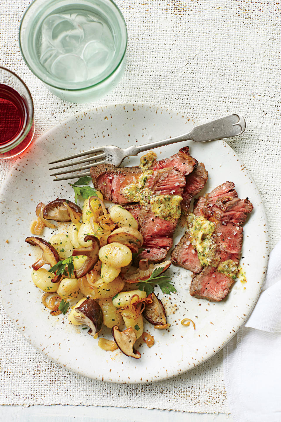 Steak with Mushroom Gnocchi