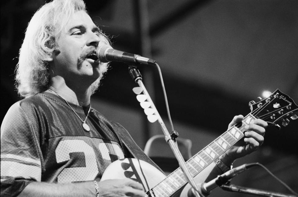 Jimmy Buffett performing in 1977.