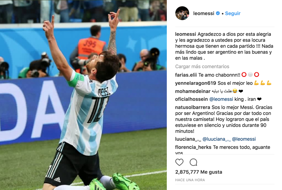 Así reaccionaron los jugadores argentinos y otras personalidades después del triunfo de la Albiceleste