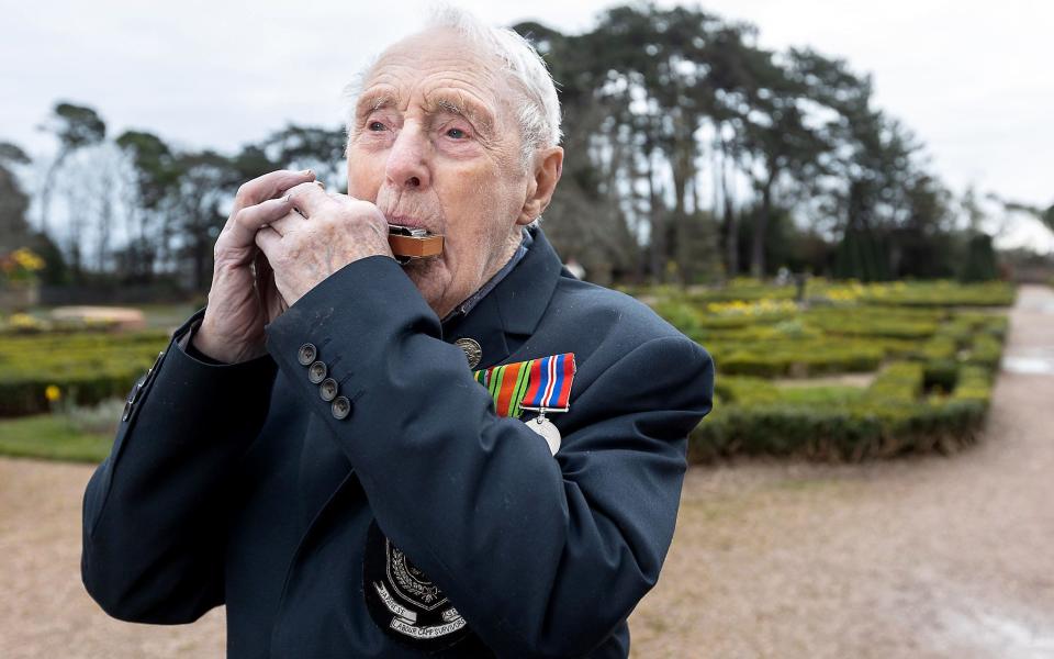 Jennings would play the harmonica to entertain his fellow care home residents