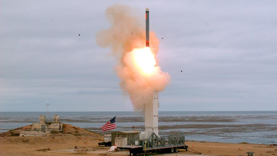 Start eines US-Marschflugkörpers vor der Küste Kaliforniens.