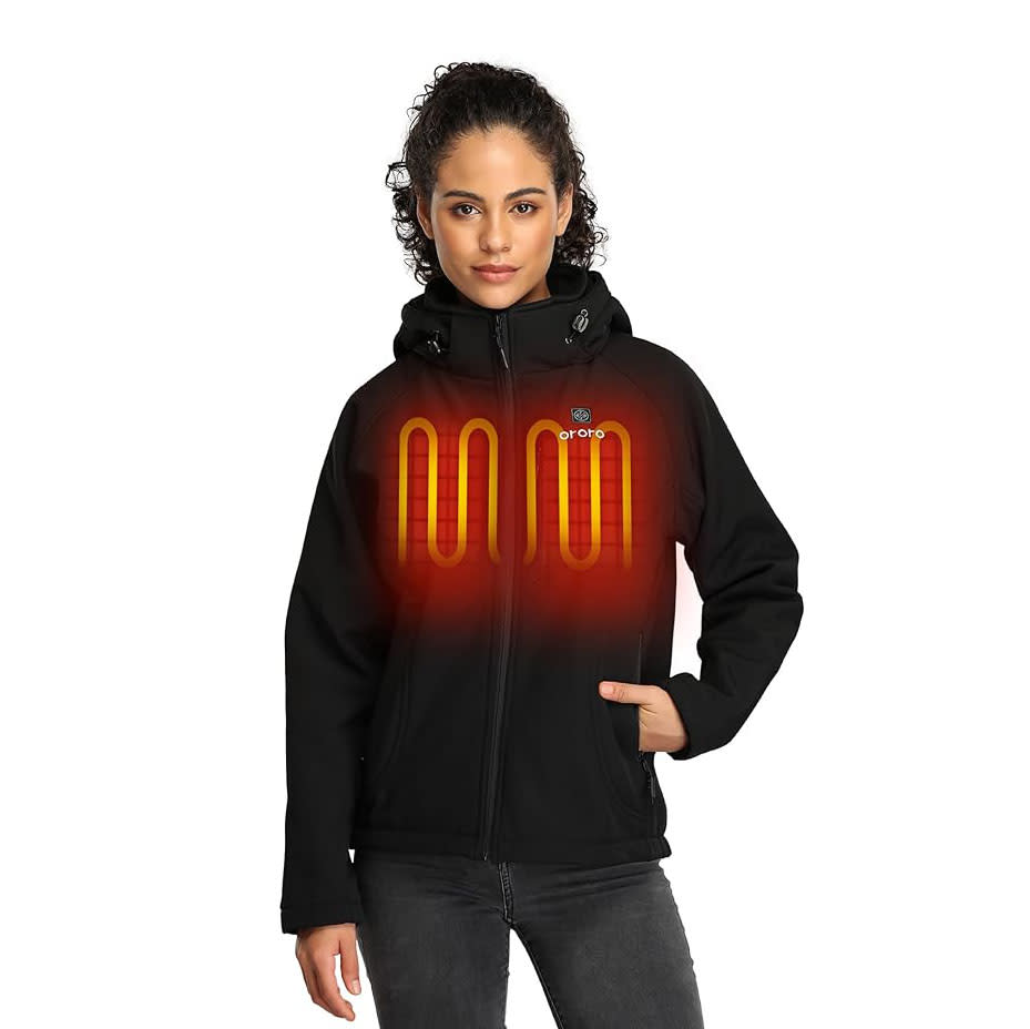 8. ORORO Women’s Slim Fit Heated Jacket with Battery Pack