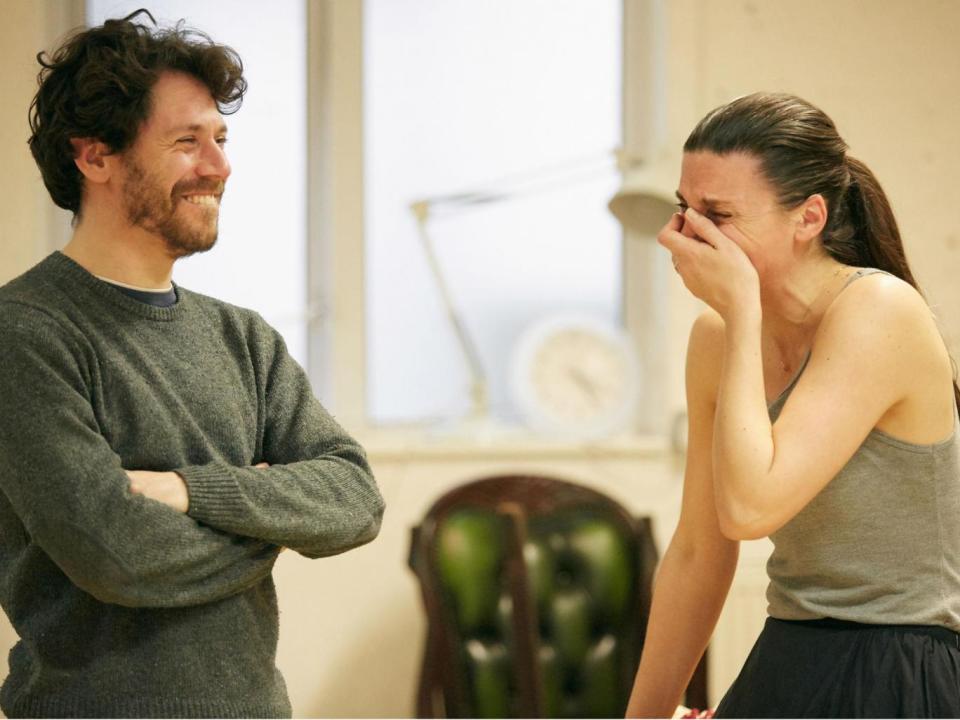 Abelson as Coleridge with Emma Pallant as Dorothy in 'William Wordsworth' (Mark Douet)