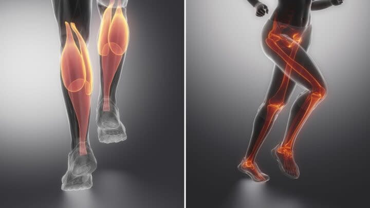 Anatomy of runner legs