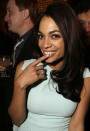 Rosario Dawson attends the The Weinstein Company's 2013 Golden Globe Awards after party presented by Chopard, HP, Laura Mercier, Lexus, Marie Claire, and Yucaipa Films held at The Old Trader Vic's at The Beverly Hilton Hotel on January 13, 2013 in Beverly Hills, California.