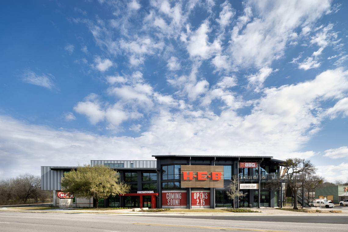 H-E-B’s first Austin multi-level store is located at 2652 Lake Austin Blvd.
