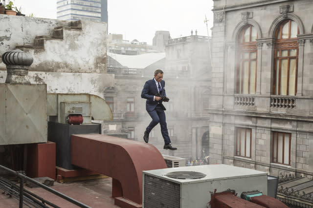 No Merchandising. Editorial Use Only. No Book Cover Usage Mandatory Credit: Photo by Columbia Pictures/Courtesy/REX Shutterstock (5337135m) Daniel Craig Spectre - 2015  