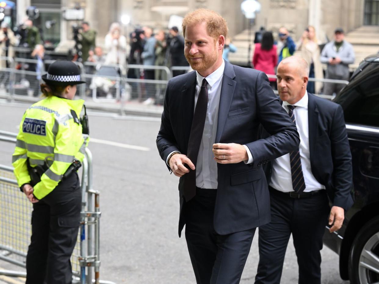 prince harry gives evidence at the mirror group newspapers trial