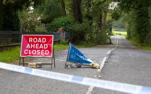 A man in his 20s has been killed and another in his 40s was injured after a tree fell on them in County Armagh, as Storm Ali batters Northern Ireland. The incident happened at about lunchtime on Wednesday at the gates of Slieve Gullion Forest Park (pictured) - Credit: Pacemaker Belfast