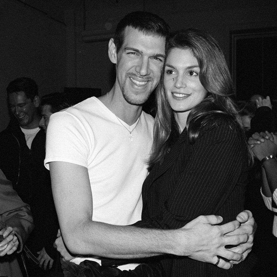 Cindy Crawford and Kevyn Aucoin, 1994. (Photo: The LIFE Picture Collection/Getty Images)