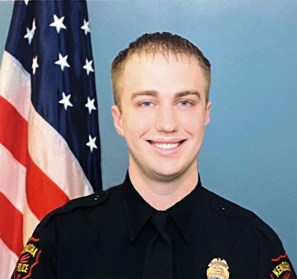 This undated and unlocated handout image released by the Wisconsin Department of Justice on August 28, 2020 shows Kenosha Police Officer Rusten Sheskey, who opened fire on Jacob Blake during his attempted arrest on August 23. - Jacob Blake was shot seven times in the back at close range on August 23 by white officer Rusten Sheskey, who was trying to apprehend the 29-year-old father. Authorities said police were attempting to arrest Blake and had tried to subdue him with a stun gun. They added that a knife had been found in his car.