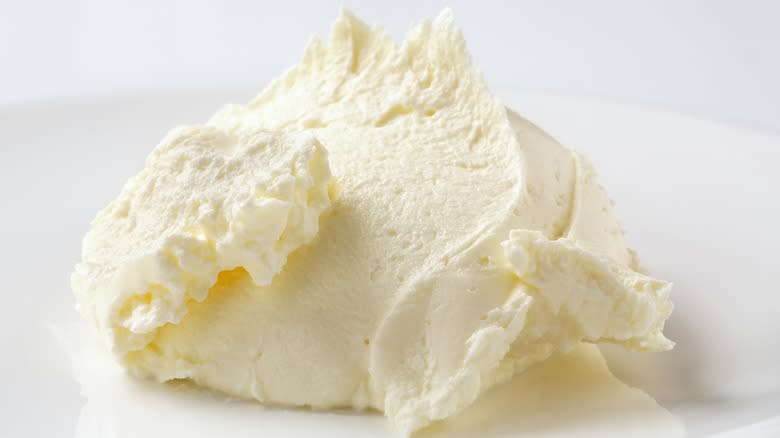 Close-up of vanilla ice cream