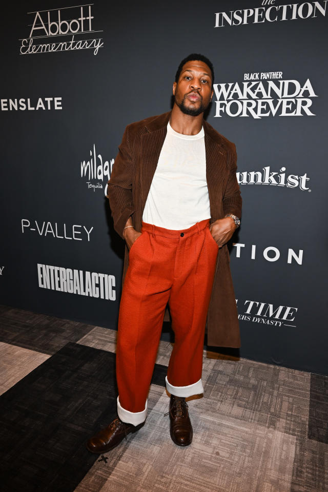 Michael B. Jordan Jonathan Majors Red Carpet Style