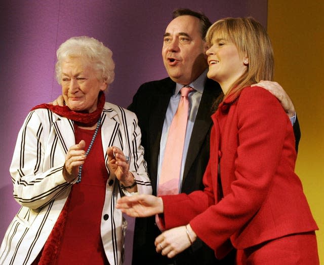 Winnie Ewing, Alex Salmond, Nicola Sturgeon