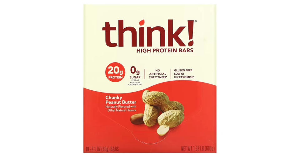 Best protein bars - Think ! High Protein Bars, Chunky Peanut Butter