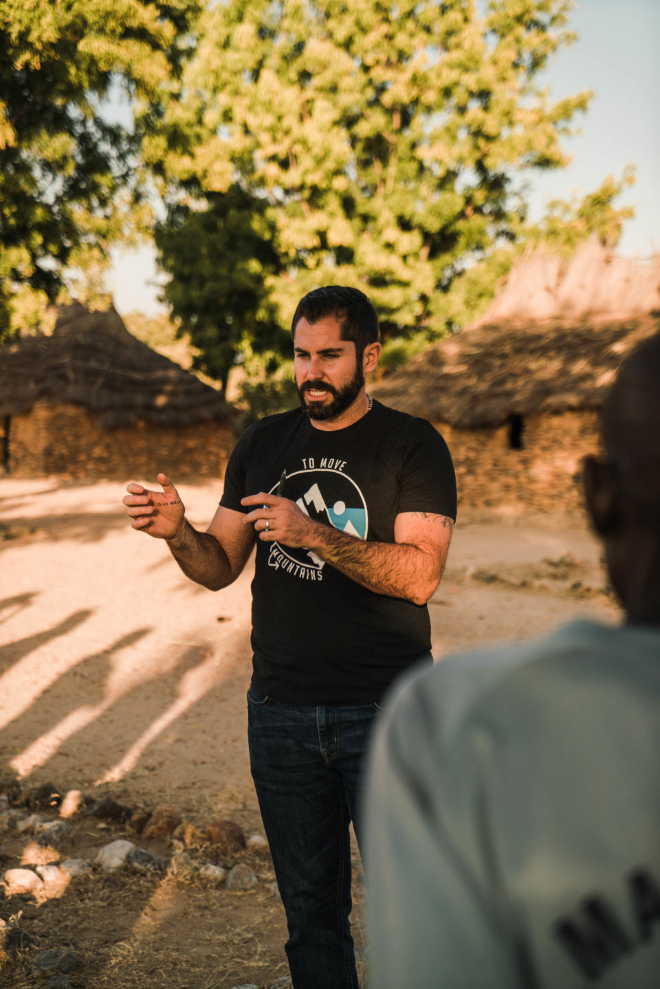 Vanderbilt University post-graduate alum Ryan Boyette in the remote Nuba region of Sudan