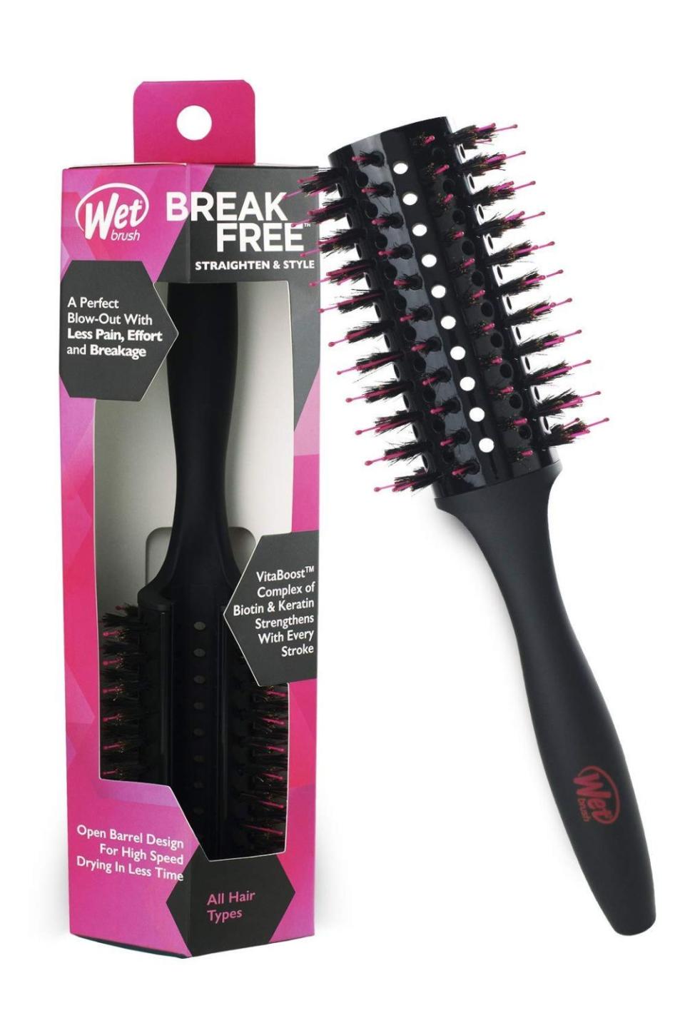 21) Wet Brush Straighten & Style Round Brush