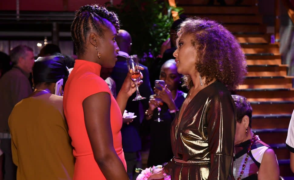 Issa Rae and Amanda Seales