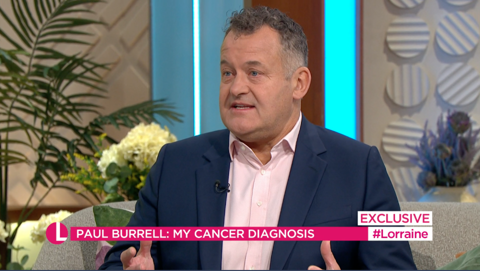 Paul Burrell opened up about his cancer diagnosis on Lorraine. (ITV)