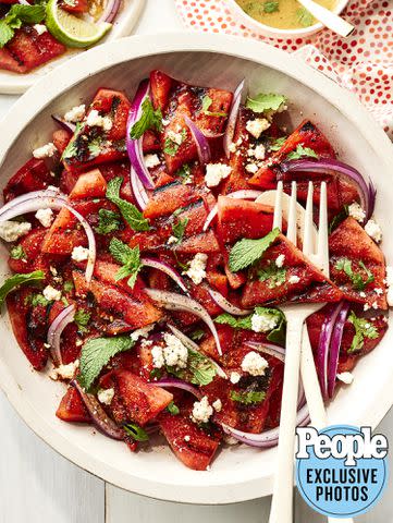 Victor Protasio David Rose's Grilled Watermelon Salad with Tequila-Lime Vinaigrette