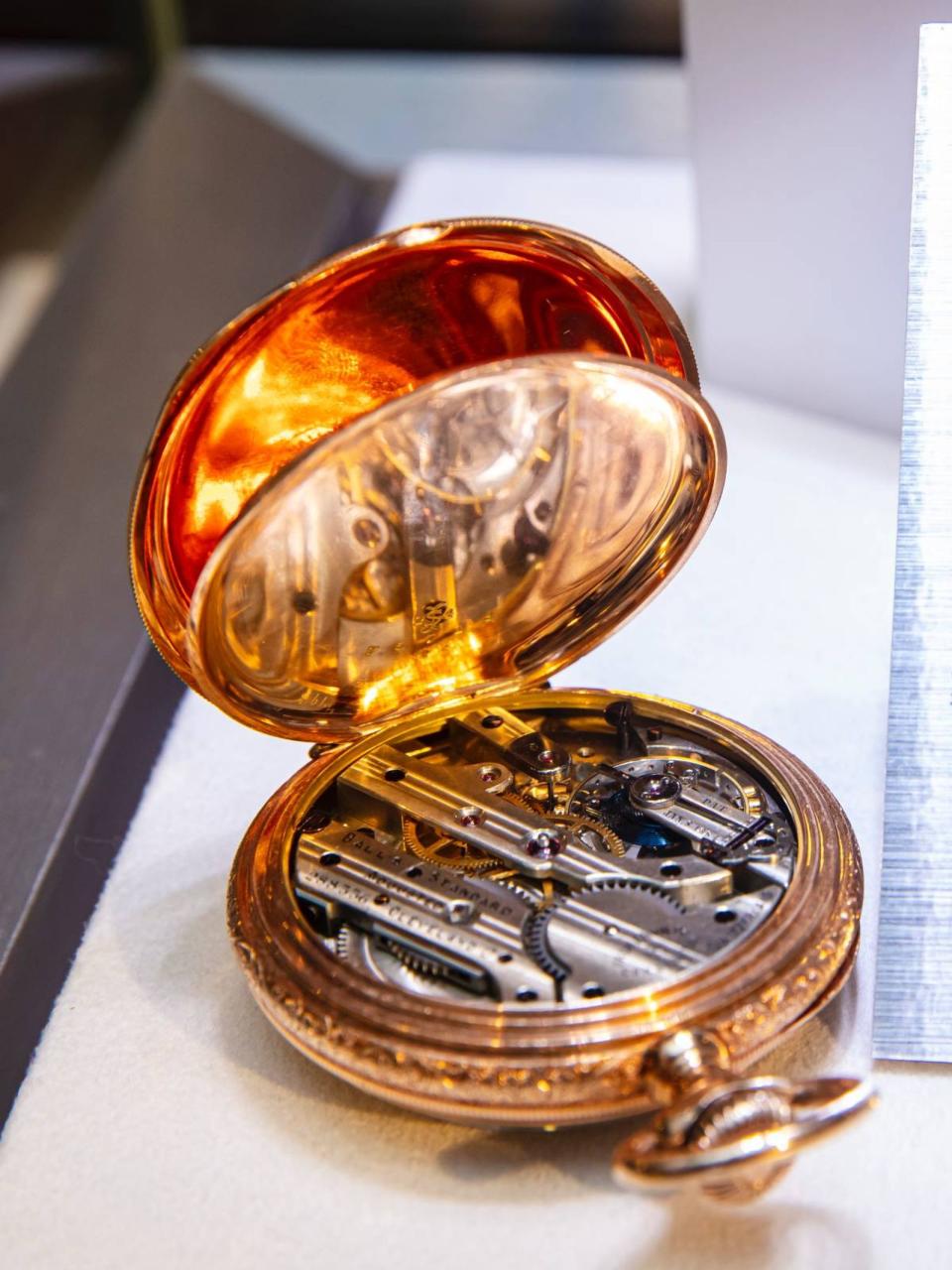 BALL日前在台灣舉行古董錶展，展出多款百年前的古董懷錶與腕錶。其中著名的No 288336懷錶（下圖）採用江詩丹頓機芯。