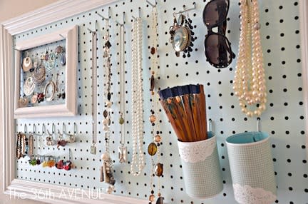 White Pegboard