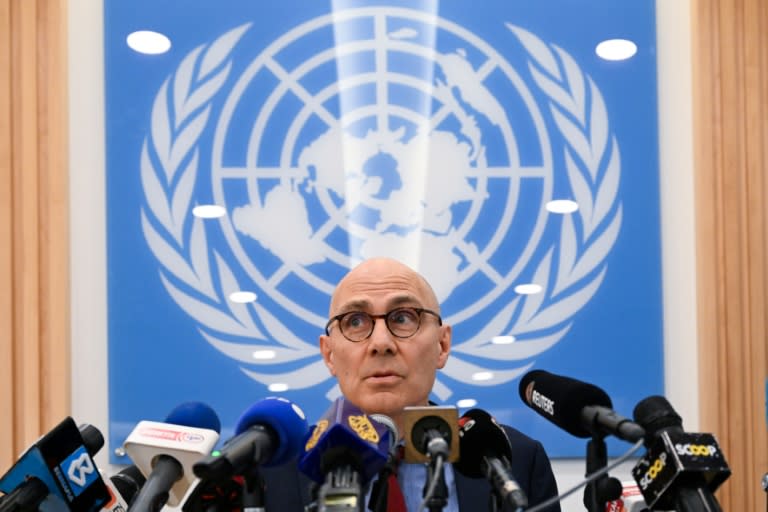 El alto comisario Volker Türk, durante una rueda de prensa en las oficinas de la ONU en Putrajaya (Malasia), el 4 de junio de 2024 (Mohd Rasfan)