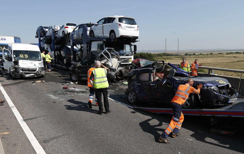 100-vehicle Sheppey car crash