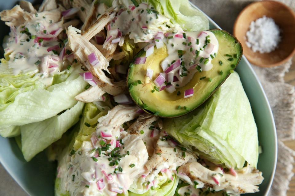 Grilled Chicken Wedge Salad