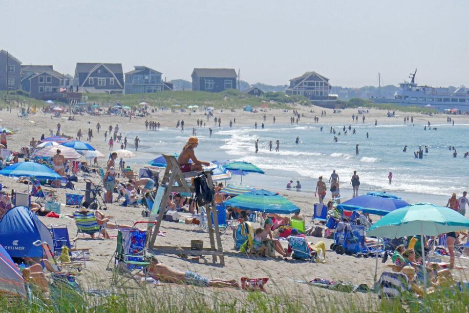 East Matunuck State Beach draws huge summer crowds.