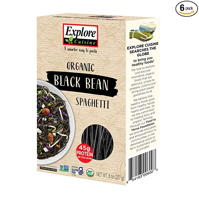 Explore Cuisine's Organic Black Bean Spaghetti (Explore Cuisine)