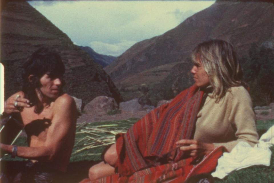 Keith Richards and Anita Pallenberg (Magnolia Pictures)