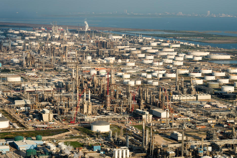 The oil industry is one of the important industries in Texas.  (Ken Cedeno/Corbis via Getty Images)