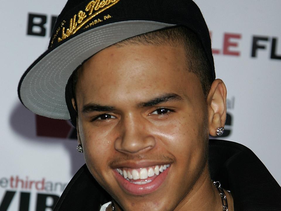 Chris Brown during 2005 Vibe Awards - Arrivals at Sony Studios in Culver City, California, United States.