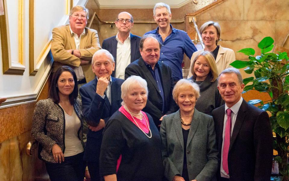 BBC Radio 4 members of staff (top row) Edward Stourton, Nick Robinson, Justin Webb, Sarah Montague, (middle row) Mishal Husain, John Humphrys, Jim Naughtie, Carolyn Quinn, (bottom row) Libby Purves, Sue MacGregor and Garry Richardson at