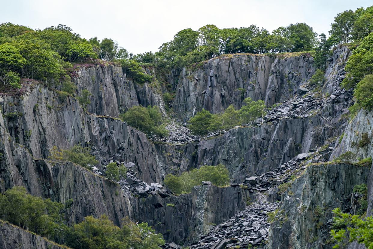 A view of the north-west Wales slate landscape (Peter Byrne/PA) (PA Wire)