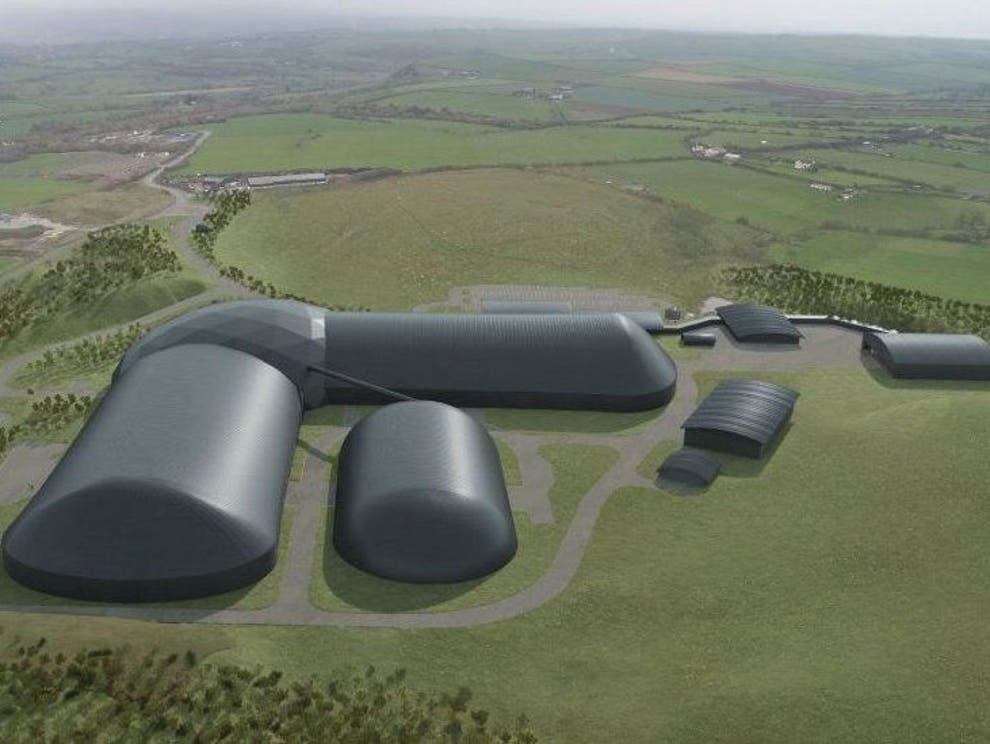 Artist’s impression of the new Woodhouse Colliery near Whitehaven (West Cumbria Mining)