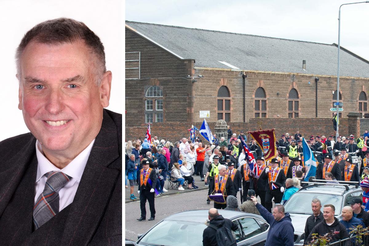 Drew McKenzie is facing further backlash after comments made regarding the Gourock Orange walk <i>(Image: NQ)</i>