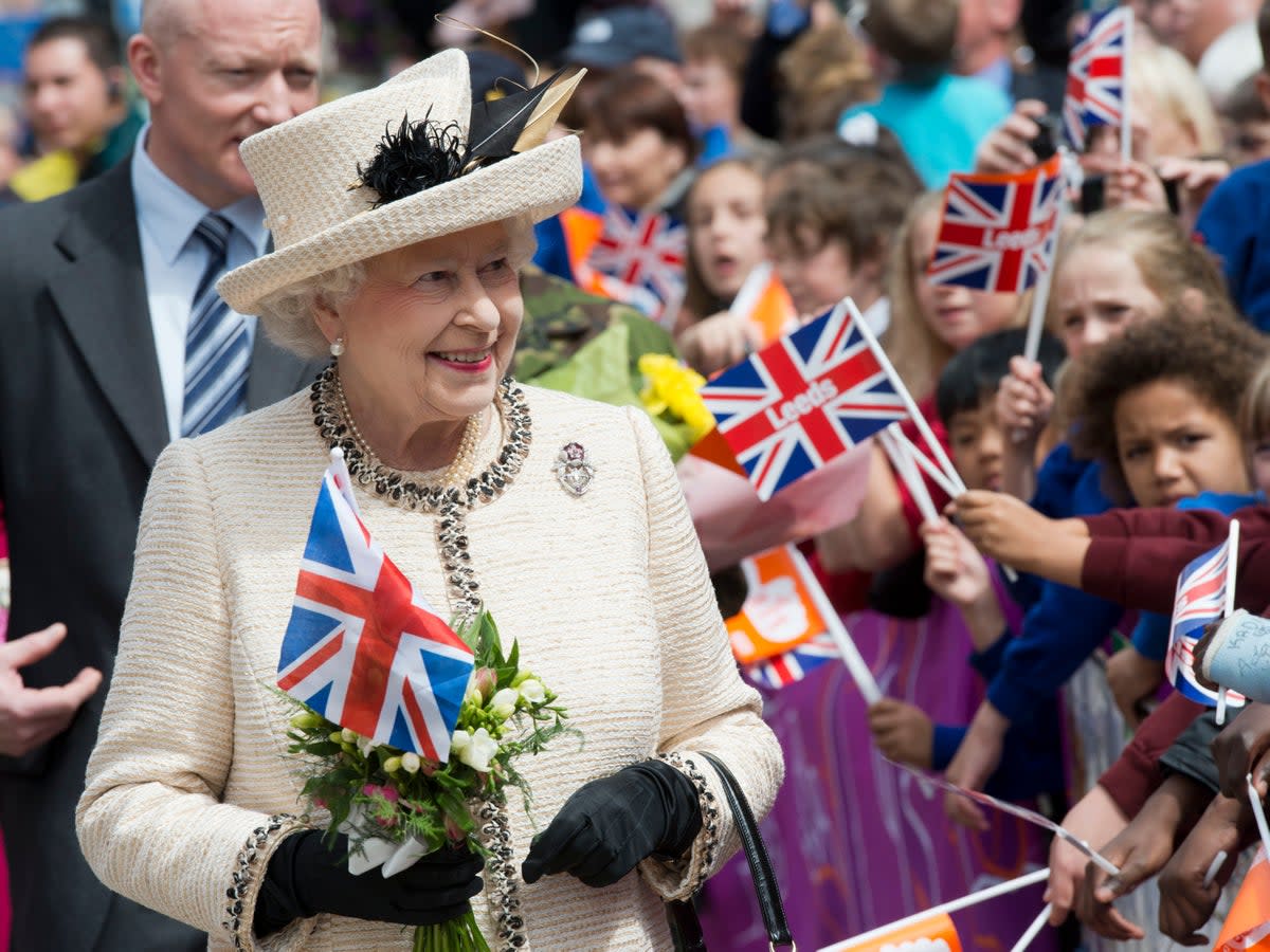 The queen during her Diamond Jubilee tour (Getty Images)