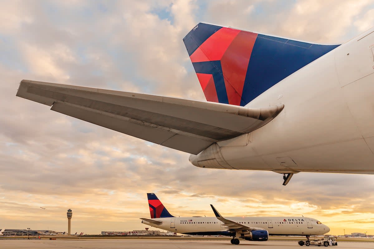 <p>The Delta flight had to return to the gate</p> (Delta Airlnes)