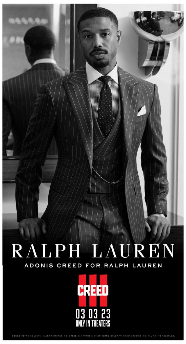 Ralph Lauren Debuts Michael B. Jordan's Custom 'Creed III' Looks for  Made-to-Measure Clients