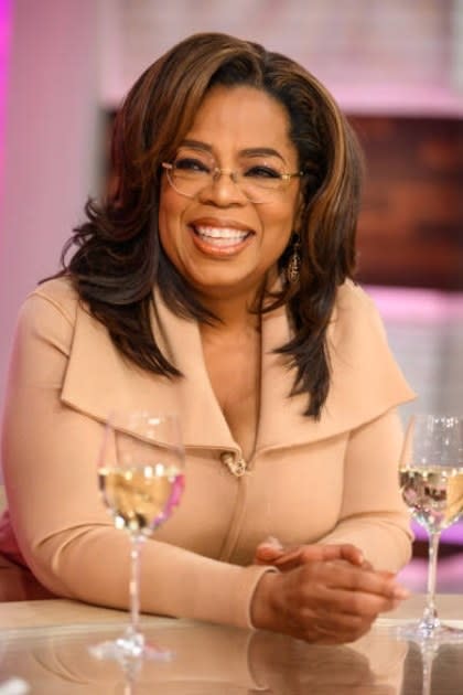 Oprah at a "TODAY show" taping