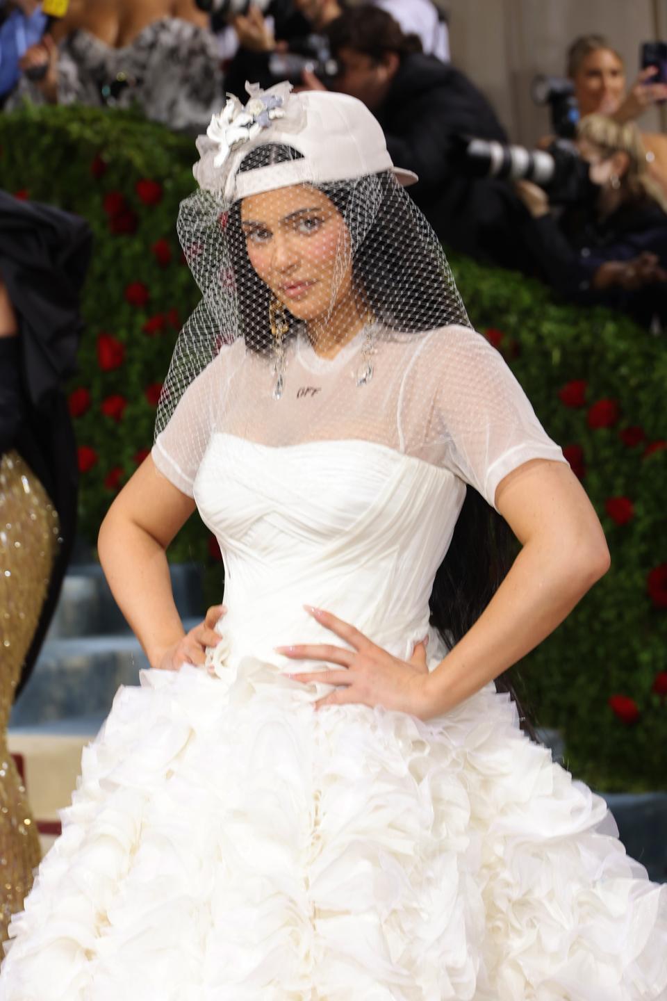 NEW YORK, NEW YORK - MAY 02: Kylie Jenner attends The 2022 Met Gala Celebrating "In America: An Anthology of Fashion" at The Metropolitan Museum of Art on May 02, 2022 in New York City. (Photo by Mike Coppola/Getty Images)