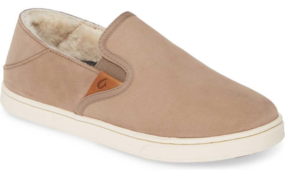 Shearling Slip-on Sneakers