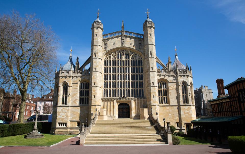 The exterior of St George’s Chapel at Windsor